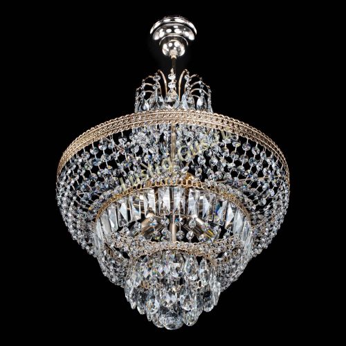Люстра Каскад Флоренция №5 с подвесом в Химках Гусь Хрустальный