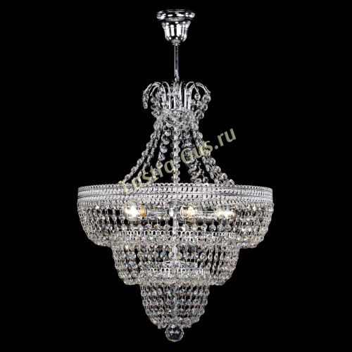 Люстра Каскад Флоренция обтикон №5 с подвесом в Химках Гусь Хрустальный