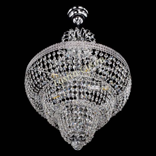 Люстра Каскад Флоренция обтикон №5 с подвесом в Химках Гусь Хрустальный