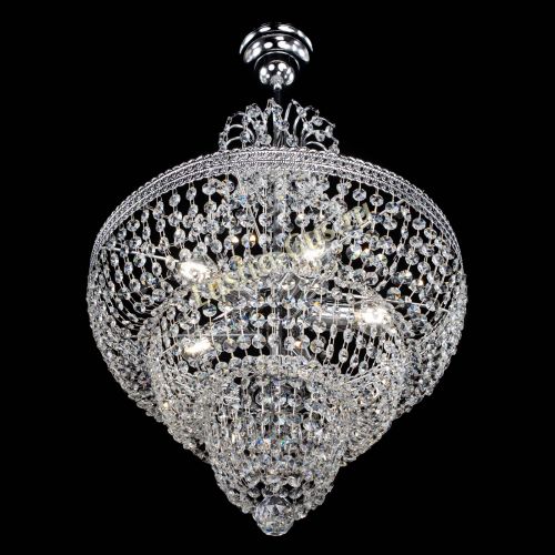 Люстра Каскад Флоренция обтикон №5 с подвесом в Химках Гусь Хрустальный