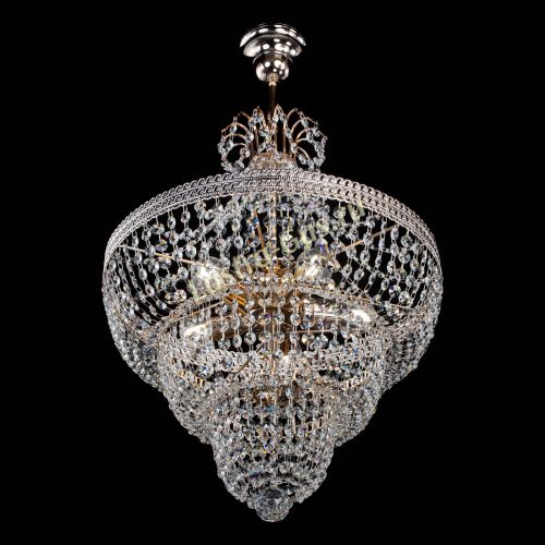Люстра Каскад Флоренция обтикон №5 с подвесом в Химках Гусь Хрустальный