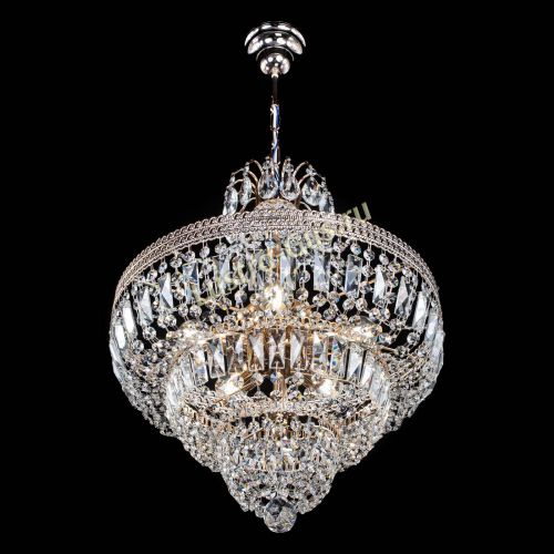 Люстра Каскад Флоренция обтикон №5 удлиненная в Химках Гусь Хрустальный