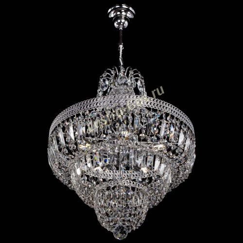 Люстра Каскад Флоренция обтикон №5 удлиненная в Химках Гусь Хрустальный