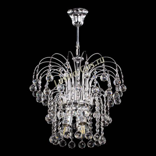 Люстра Каскад Шар №2 в Химках Гусь Хрустальный