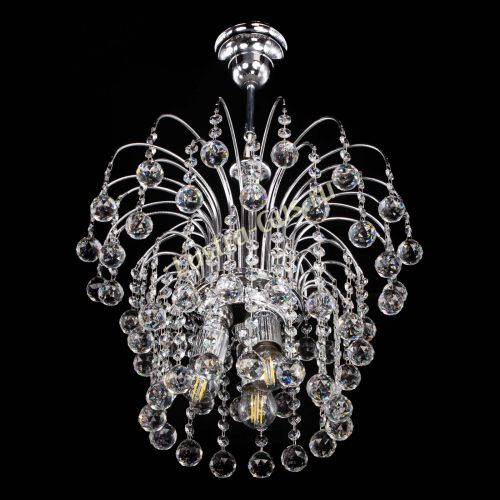Люстра Каскад Шар №2 в Химках Гусь Хрустальный
