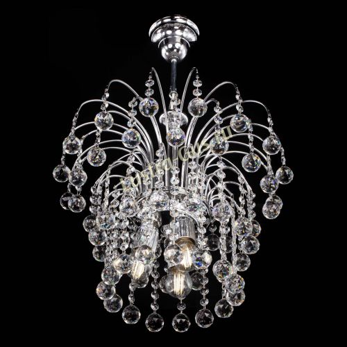 Люстра Каскад Шар №2 в Химках Гусь Хрустальный