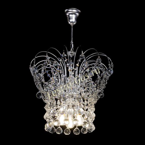 Люстра Каскад Шар №3 в Химках Гусь Хрустальный