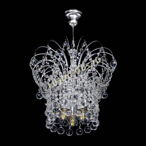 Люстра Каскад Шар №3 в Химках Гусь Хрустальный