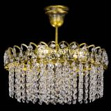 Люстра Хрустальная капель №3 под бронзу в Химках