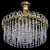 Люстра Хрустальная капель №3 под бронзу в Химках