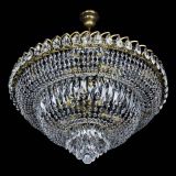 Люстра Хрустальный Каскад №8 с подвесом под бронзу в Химках