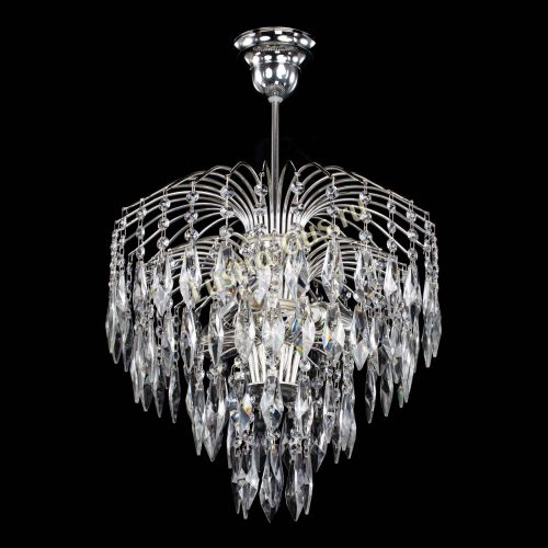 Люстра Хрустальные брызги камень Перо в Химках Гусь Хрустальный