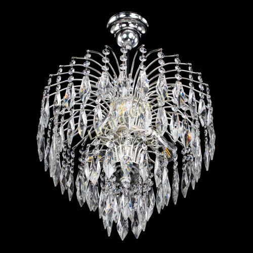 Люстра Хрустальные брызги камень Перо в Химках Гусь Хрустальный