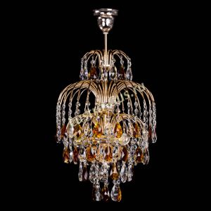 Люстра Хрустальные брызги с подвесом журавлик чайная в Химках отзыв и фото покупателя