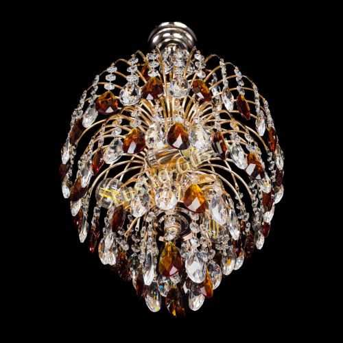 Люстра Хрустальные брызги с подвесом журавлик чайная в Химках Гусь Хрустальный