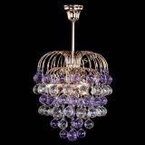 Люстра Хрустальные брызги шар 40 мм фиолетовая в Химках Люстра Хрустальные брызги шар 40 мм фиолетовая в Химках