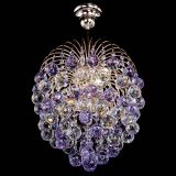 Люстра Хрустальные брызги шар 40 мм фиолетовая в Химках Люстра Хрустальные брызги шар 40 мм фиолетовая в Химках