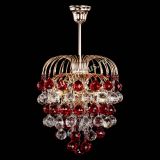 Люстра Хрустальные брызги шар 40 мм красная в Химках