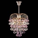 Люстра Хрустальные брызги шар 40 мм розовая в Химках Люстра Хрустальные брызги шар 40 мм розовая в Химках