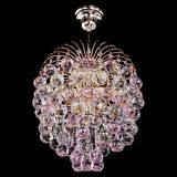 Люстра Хрустальные брызги шар 40 мм розовая в Химках Люстра Хрустальные брызги шар 40 мм розовая в Химках