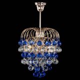 Люстра Хрустальные брызги шар 40 мм синяя в Химках