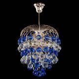 Люстра Хрустальные брызги шар 40 мм синяя в Химках