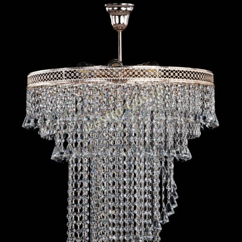 Люстра Кольцо №64 Венеция конус в Химках Гусь Хрустальный