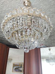 Люстра Кольцо Классика Пластинка с подвесом в Химках отзыв и фото покупателя