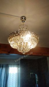 Люстра Кольцо Классика Пластинка с подвесом в Химках отзыв и фото покупателя