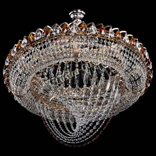 Люстра Кольцо Классика Веер №8 чайная в Химках Гусь Хрустальный