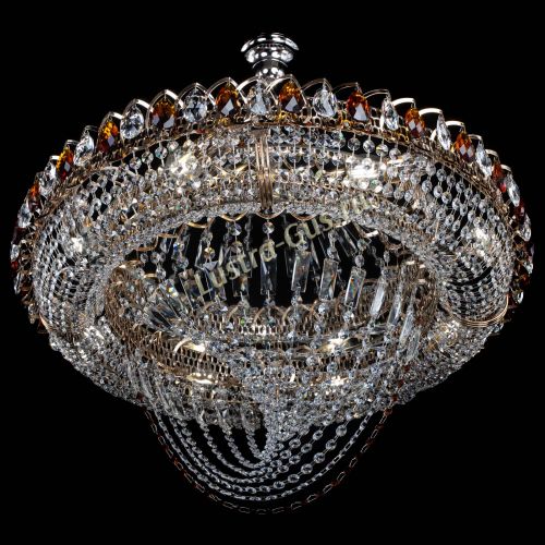 Люстра Кольцо Классика Веер №8 чайная в Химках Гусь Хрустальный