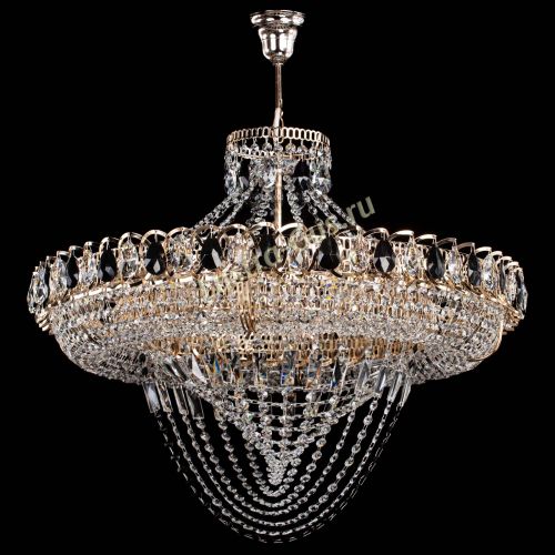 Люстра 	 Кольцо Классика Веер №8 черная в Химках Гусь Хрустальный