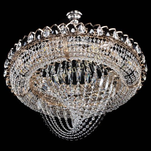 Люстра 	 Кольцо Классика Веер №8 черная в Химках Гусь Хрустальный