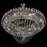 Люстра Кольцо Классика Веер №8 фиолетовая в Химках