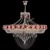 Люстра Кольцо Классика Веер №8 красная в Химках