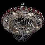 Люстра Кольцо Классика Веер №8 красная в Химках