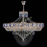 Люстра Кольцо Классика Веер №8 синяя в Химках Люстра Кольцо Классика Веер №8 синяя в Химках