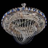 Люстра Кольцо Классика Веер №8 синяя в Химках Люстра Кольцо Классика Веер №8 синяя в Химках