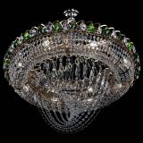 Люстра Кольцо Классика Веер №8 зеленая в Химках