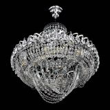 Люстра Кольцо Классика Веер, диаметр - 500 мм, цвет - серебро, Люстры Гусь Хрустальный Люстра Кольцо Классика Веер, диаметр - 500 мм, цвет - серебро, Люстры Гусь Хрустальный