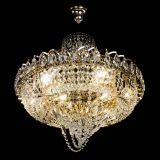 Люстра Кольцо Классика Веер, диаметр - 500 мм, цвет - золото, Люстры Гусь Хрустальный Люстра Кольцо Классика Веер, диаметр - 500 мм, цвет - золото, Люстры Гусь Хрустальный