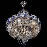 Люстра Кольцо Классика Веер синяя в Химках Люстра Кольцо Классика Веер синяя в Химках