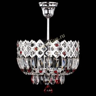 Люстра хрустальная Корона №1 пластинка разноцветная