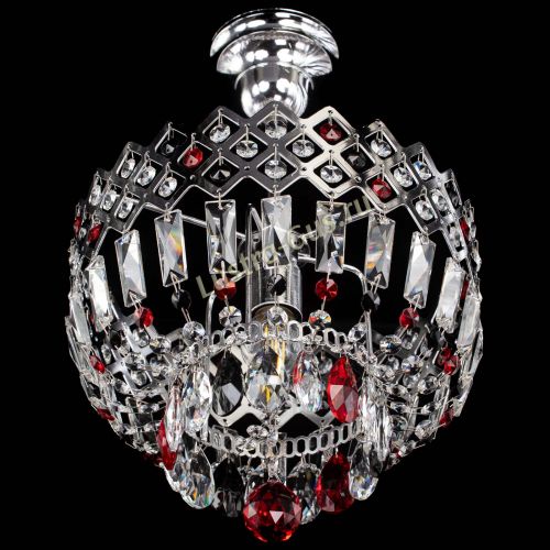 Люстра Корона №1 пластинка разноцветная в Химках Гусь Хрустальный