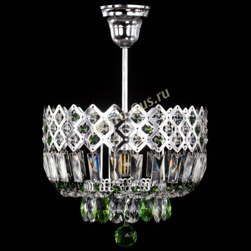 Люстра Корона №1 пластинка зеленая в Химках Гусь Хрустальный