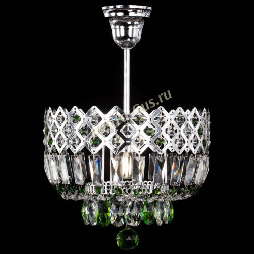 Люстра Корона №1 пластинка зеленая в Химках Гусь Хрустальный