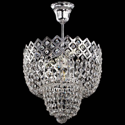 Люстра Корона №2 с подвесом в Химках Гусь Хрустальный