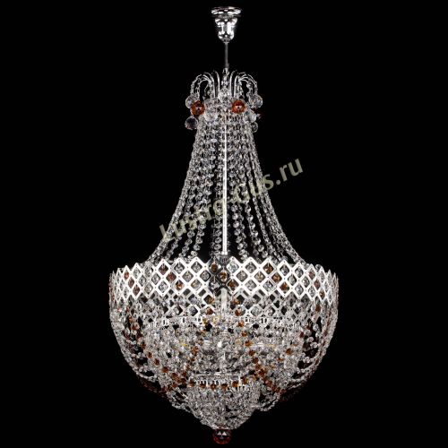 Люстра Корона №5 с подвесом Чайная в Химках Гусь Хрустальный