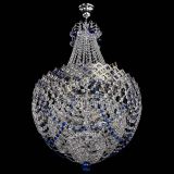 Люстра Корона №5 с подвесом Синяя в Химках