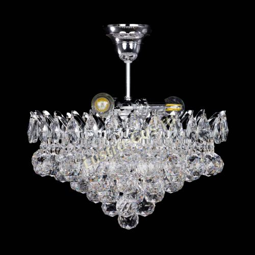Люстра Корона Капель шар 3 лампы в Химках Гусь Хрустальный